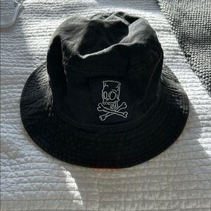 Neff Simpsons Black and Rainbow Bucket Hat - Adult Small
